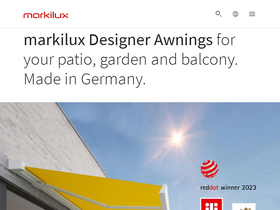 'markilux.com' screenshot