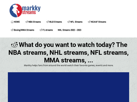 'markkystreams.com' screenshot