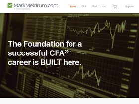 'markmeldrum.com' screenshot