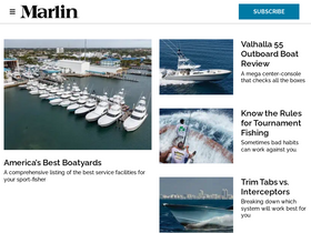 'marlinmag.com' screenshot