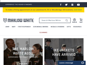 'marlowwhite.com' screenshot