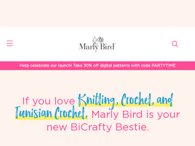 'marlybird.com' screenshot
