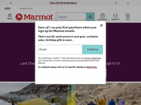 'marmot.com' screenshot