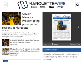 'marquettewire.org' screenshot