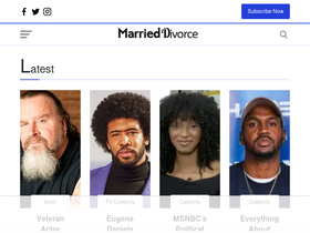 'marrieddivorce.com' screenshot