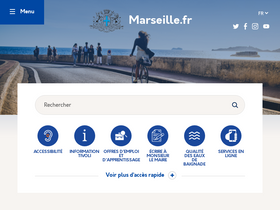 'marseille.fr' screenshot