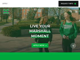 'marshall.edu' screenshot
