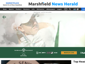 'marshfieldnewsherald.com' screenshot