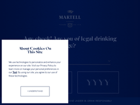 'martell.com' screenshot