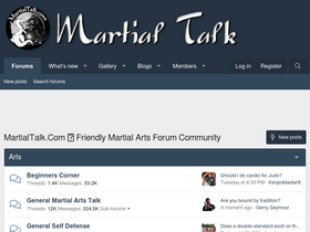 'martialtalk.com' screenshot