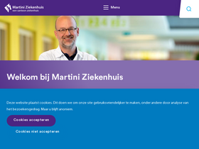 'martiniziekenhuis.nl' screenshot