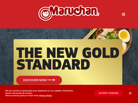'maruchan.com' screenshot
