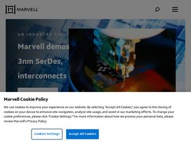 'marvell.com' screenshot