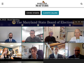 'marylandmatters.org' screenshot