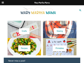 'marymarthamama.com' screenshot