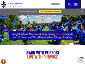 'marymount.edu' screenshot
