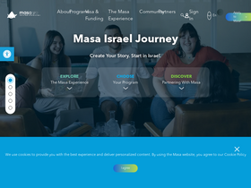 'masaisrael.org' screenshot