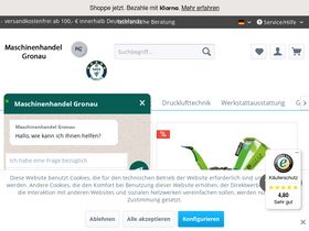 'maschinenhandel-gronau.de' screenshot