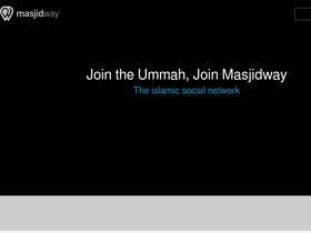 'masjidway.com' screenshot