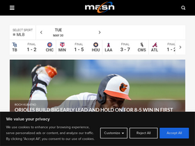 'masnsports.com' screenshot
