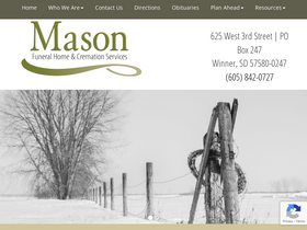 'masonfh.com' screenshot