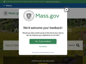 'mass.gov' screenshot