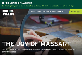 'massart.edu' screenshot
