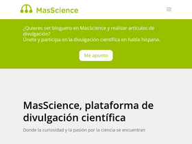 'masscience.com' screenshot