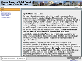 'masscourts.org' screenshot