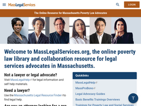 'masslegalservices.org' screenshot
