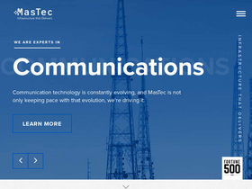 'mastec.com' screenshot