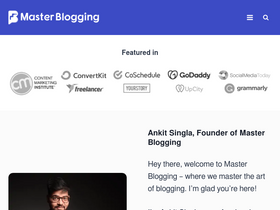 'masterblogging.com' screenshot