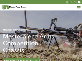 'masterpiecearms.com' screenshot