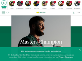 'masters.com' screenshot