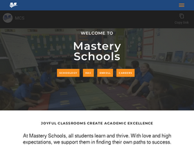 'masterycharter.org' screenshot