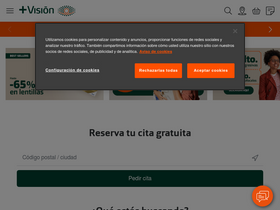 'masvision.es' screenshot
