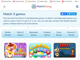'match3games.com' screenshot