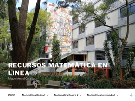 'matematicaenlinea.com' screenshot