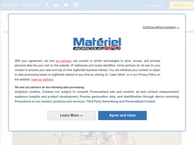 'materielagricole.info' screenshot