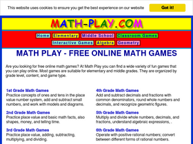 'math-play.com' screenshot