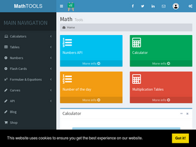 'math.tools' screenshot