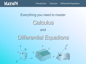 'math24.net' screenshot