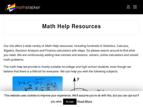 'mathcracker.com' screenshot