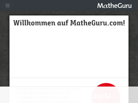 'matheguru.com' screenshot