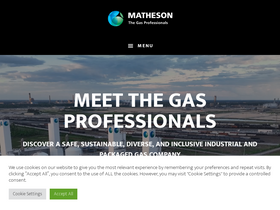 'mathesongas.com' screenshot