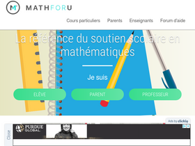 'mathforu.com' screenshot