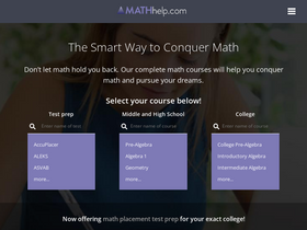 'mathhelp.com' screenshot