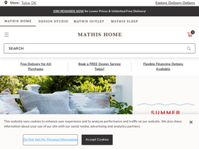 'mathisbrothers.com' screenshot