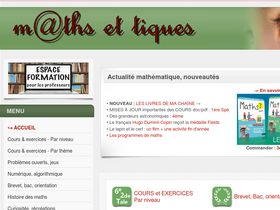 'maths-et-tiques.fr' screenshot