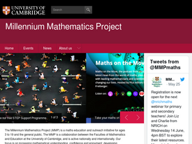 'maths.org' screenshot